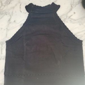 Asvivid Women’s Sexy Sleeveless High Neck Racer Back Rib-Knit Tank Tops Halter N